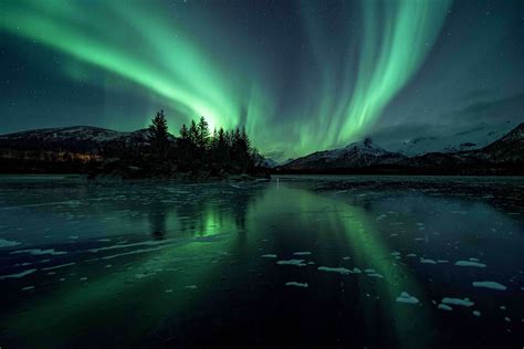 Aurora Borealis Northern Lights Iceland Photographic Art Print Au