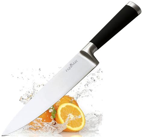 Equinox Professional Chef'S Knife - 8 Inch Full Tang Blade - 100% ...