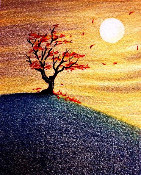 Autumn Tree Drawing at GetDrawings | Free download