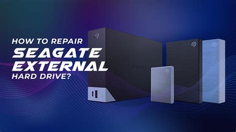 How to repair seagate external hard drive