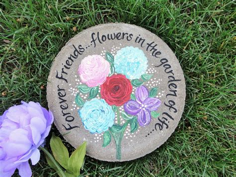 Garden Stepping Stone - Friend Gift, Wedding Gift, Bridesmaid Gift ...