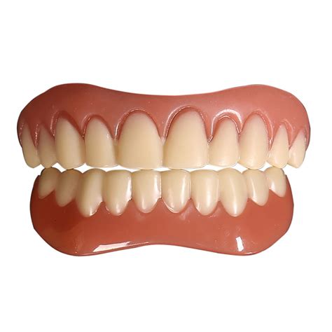 False Teeth Silicone Upper Lower Veneers Perfect Laugh Veneers Dentures ...