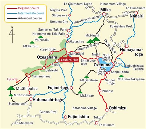 Oze National Park Map