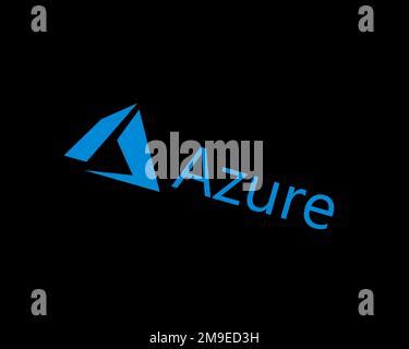 Microsoft Azure, Logo, Black background Stock Photo - Alamy