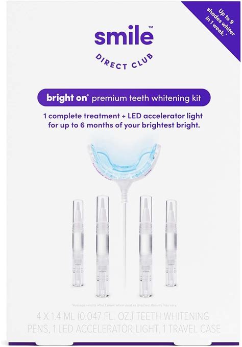 Amazon.com: SmileDirectClub Teeth Whitening Kit with LED Light - 4 Pack ...