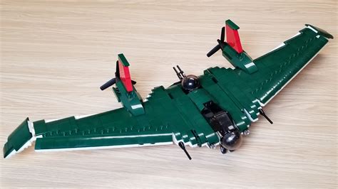 LEGO FLYING WING | BRICKDESIGNERS CUSTOM LEGO BV-38 FLYING WING - YouTube