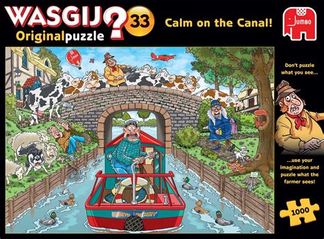 Wasgij Original 33 Calm on the Canal Jigsaw Puzzle (1000 Pieces) – PDK