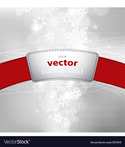 Christmas silver Royalty Free Vector Image - VectorStock