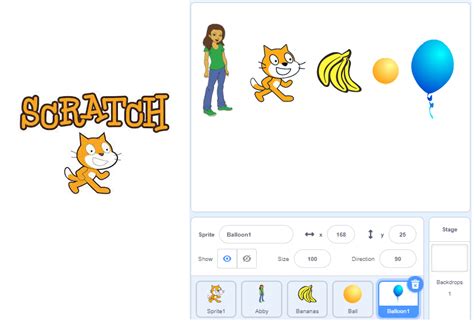 Creating sprites with Scratch