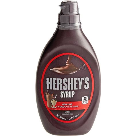 HERSHEY'S Chocolate Syrup - 24 oz. Bottle | WebstaurantStore