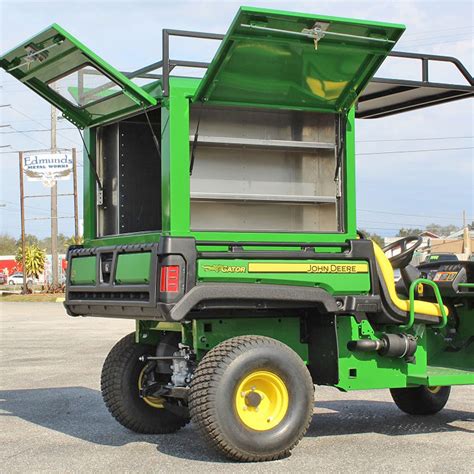 Utility Bed Box with (3) Gull-Wing Doors for John Deere Gator