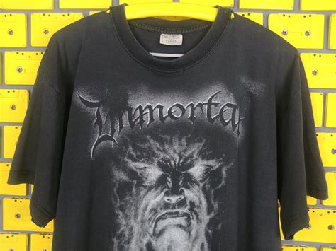 Vintage 90s Immortal Band T-shirt Unholy Forces of Evil - Etsy UK