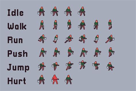 Free 3 Character Sprite Sheets Pixel Art - CraftPix.net