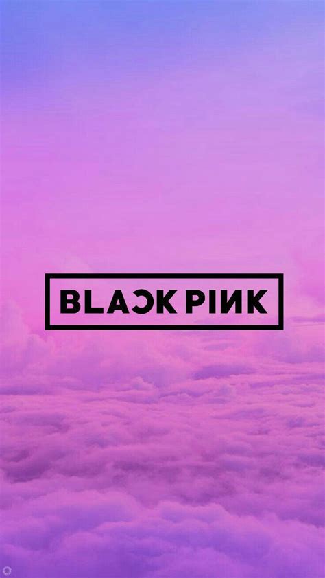 BLACKPINK Purple Black Logo Wallpaper* | Kpop wallpaper, Landscape ...