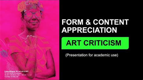 Form and Content Lecture 3: Art Criticism (LIVE) - YouTube