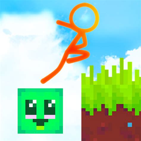 Stickman Parkour 2 - Lucky Block - Y8 Games