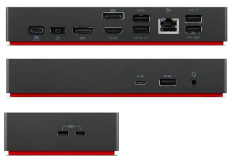 ユニバーサ Lenovo ThinkPad ユニバーサル USB-C ドック - 40AY0090 ...