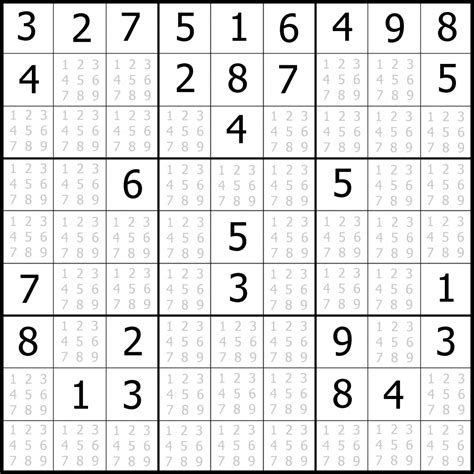 Easy 9X9 Sudoku Puzzles | Woo! Jr. Kids Activities | Printable Alphabet ...