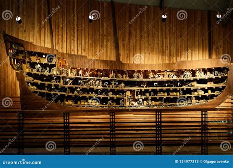 Model of Vasa Ship Interior, Scheme of Decks Editorial Stock Photo ...