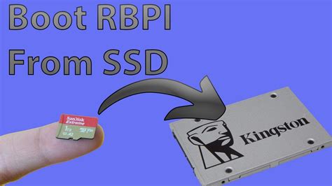 Raspberry Pi - Boot from SSD instead of SD Card. - YouTube