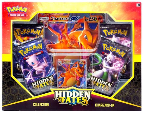 Pokemon Sun Moon Hidden Fates Charizard-GX Box GX Card Booster Packs ...