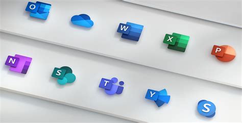 Microsoft Office suite gets updated icons with a modern design