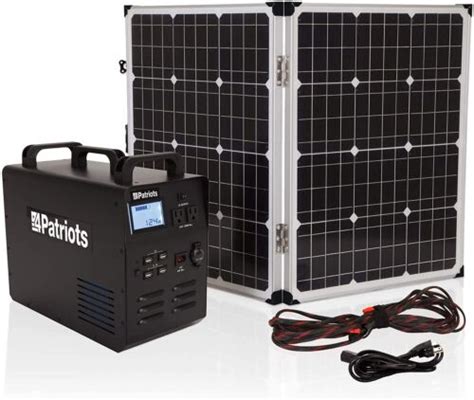 Patriot Power 1800 Solar Generator - Includes 4Patriots 100w Panel ...