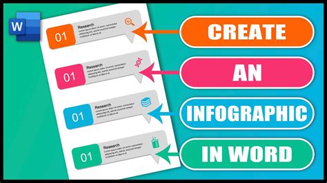 How to Make an Infographic in Word - Save as an Image| EASY TUTORIAL ...