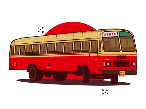 Old KSRTC Bus 'Aanavandi' by Aswin Babu on Dribbble