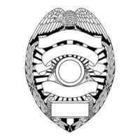 Police Badge Clip Art Vector