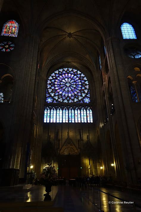 Notre Dame Rose Window - Artwork By Corinne