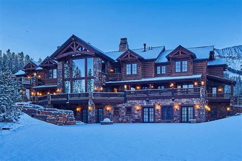 Montana Ski Cabin | Winter house, Mansions, Cabin mansion