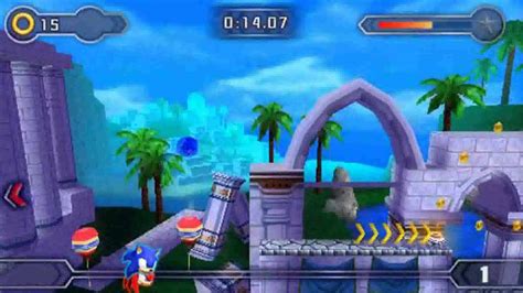 (PSP) Sonic Rivals 2 - Level 1 - YouTube