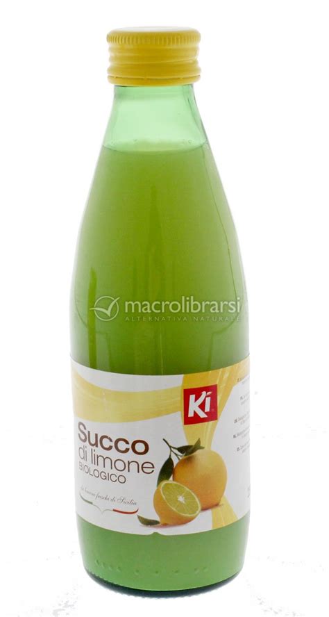 Succo di Limone Biologico di Ki Group - Macrolibrarsi.it