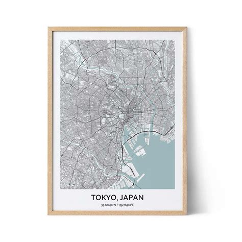 Tokyo Map Poster - Your City Map Art - Positive Prints