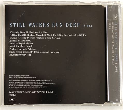 BEE GEES "Still Waters Run Deep Promo Single" Rare 1997 1Trk CD ...