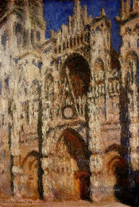 Rouen Cathedral Claude Monet Painting in Oil for Sale