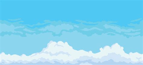 Travel back in time with 8 bit sky background And enjoy a nostalgic ...