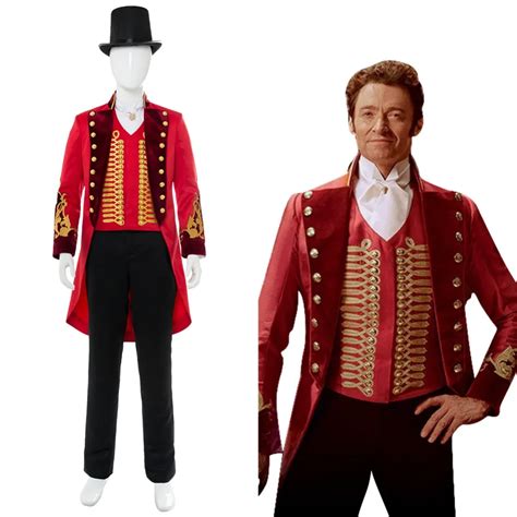 Movie The Greatest Showman Costume P.T. Barnum Uniform Cosplay Costume ...