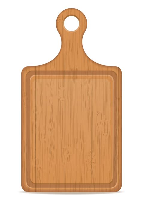 wooden cutting board vector illustration 488681 Vector Art at Vecteezy