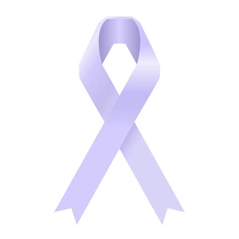 lavender ribbon for all cancer 16587432 PNG