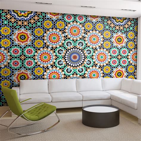 Moroccan Pattern Wall Art | Moonwallstickers.com