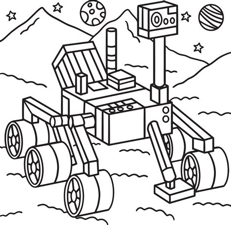 Free Mars Coloring Pages