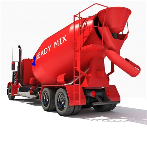 Concrete Mixer Truck 3d Model