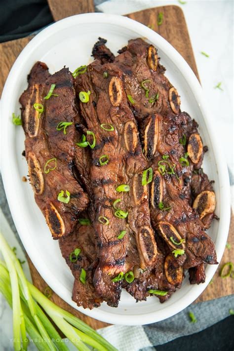 Korean Style Beef Ribs Marinade Recipe - Phillips Whilich