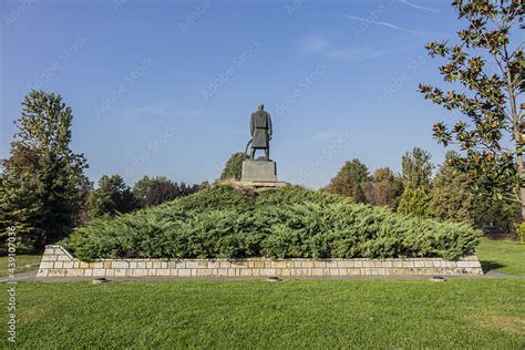 View of George (Djordje) Petrovic-Karadjordje monument (1979) - bronze ...