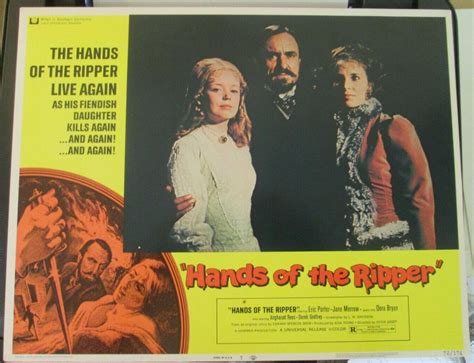 HANDS OF THE RIPPER (1972) NICE HAMMER HORROR CAST PORTRAIT LOBBY CARD ...