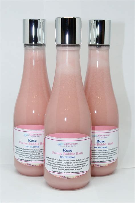 Rose Foamy Bubble Bath - Luxurious Lathers