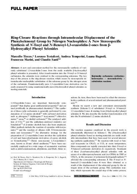 (PDF) Stereoselective synthesis of selenosteroids | Diego Alves ...