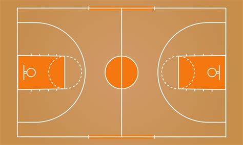 Basketball court floor with wooden color background design 3185051 ...